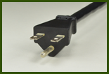 North America NEMA 6-15 Straight Blade Power Cord